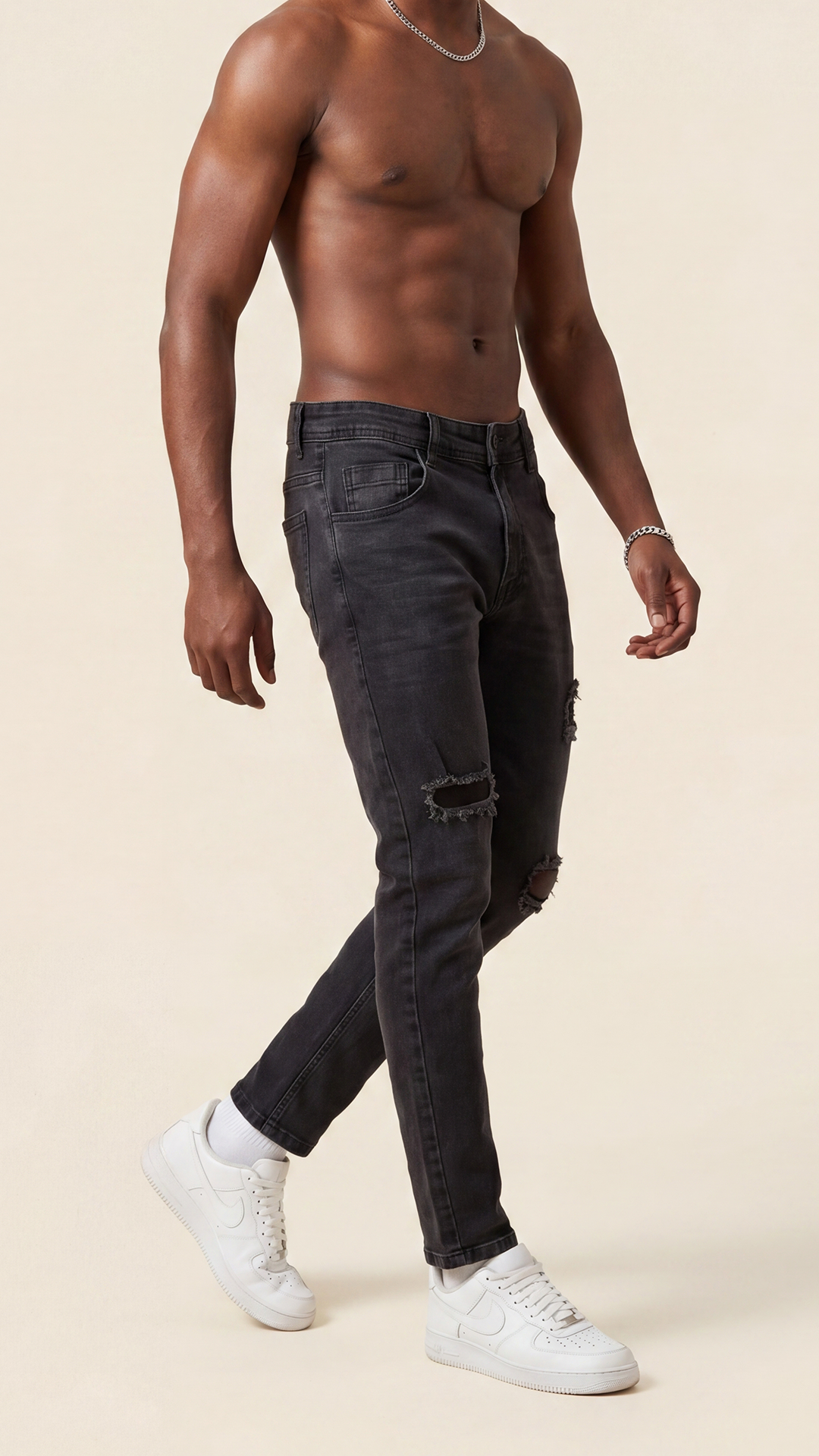 CALÇA JEANS SKINNY LUCKY 01