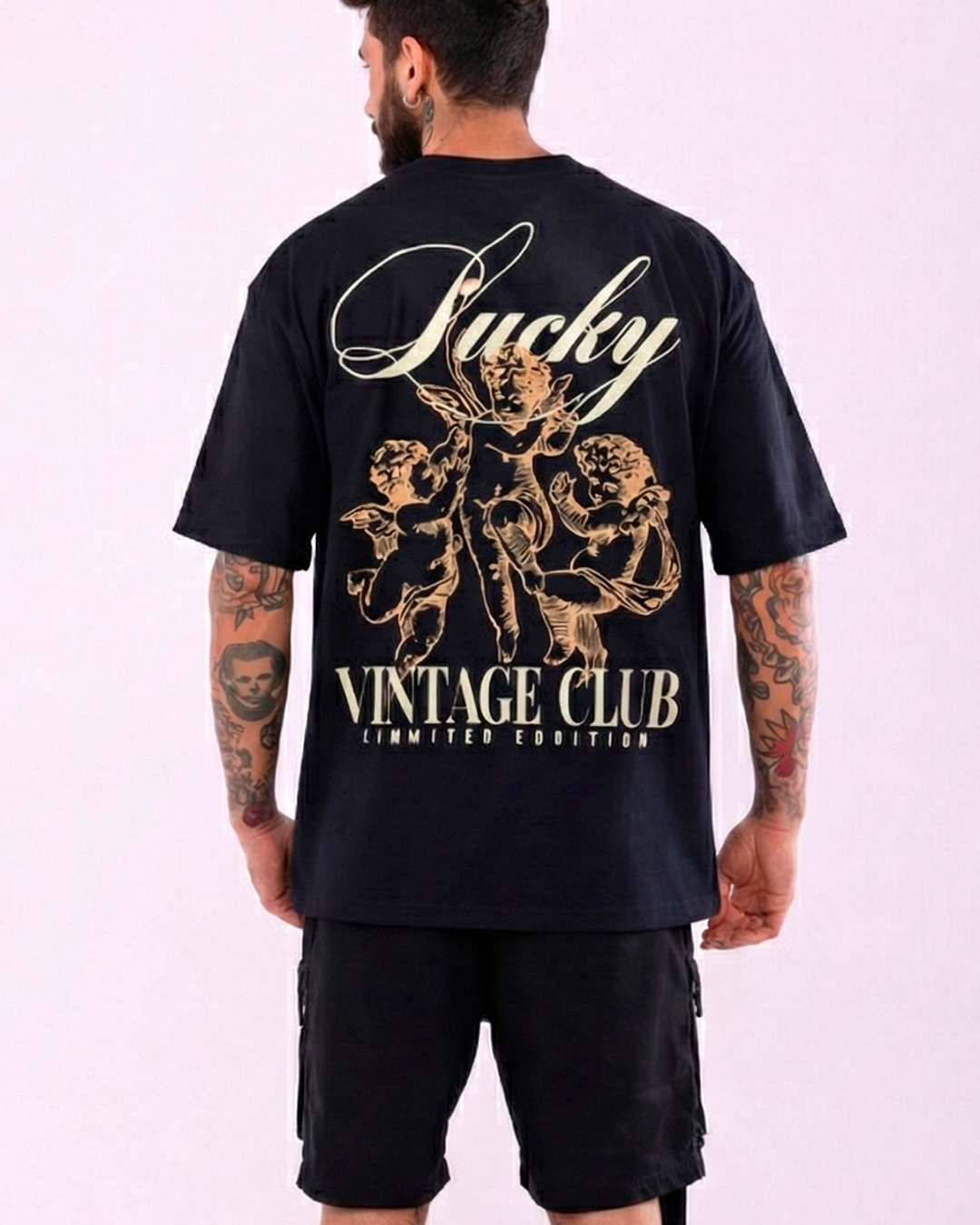 OVERSIZED VINTAGE CLUB 1993 PRETO