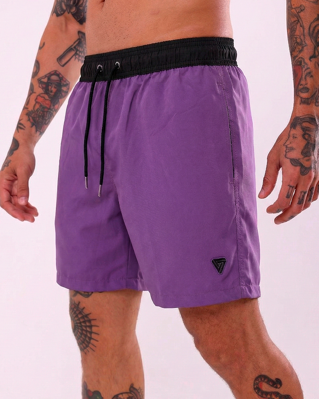 SHORT TACTEL ROXO 2700001