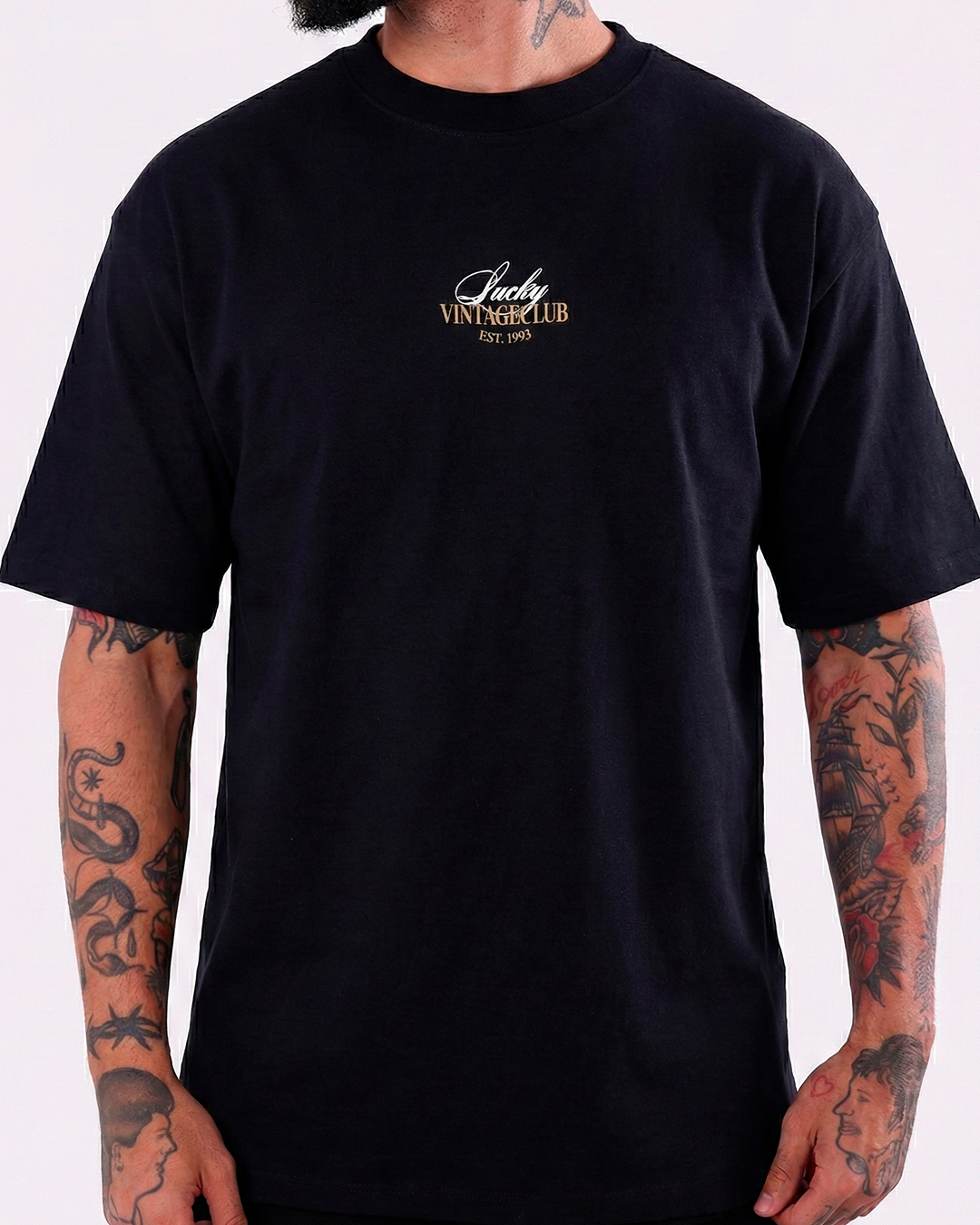 OVERSIZED VINTAGE CLUB 1993 PRETO