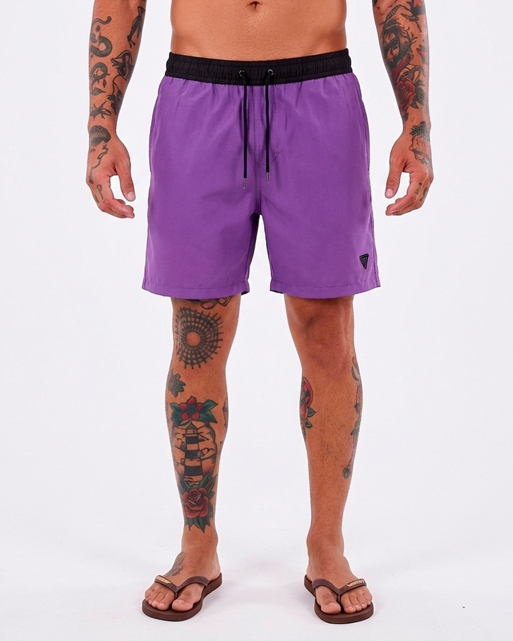 SHORT TACTEL ROXO 2700001