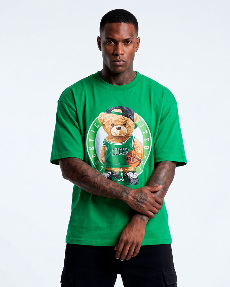 OVERSIZED LUCKY BEAR GREEN