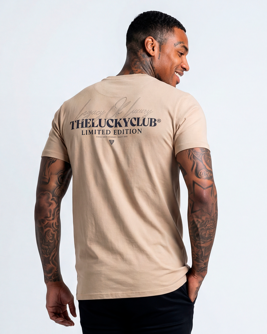 T-SHIRT REGULAR LEGACY OF LUXURY BEGE