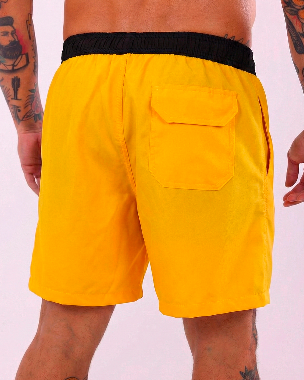 SHORT TACTEL AMARELO 2700001