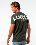 T-SHIRT REGULAR LUCKY NAME BIG BASIC VERDE