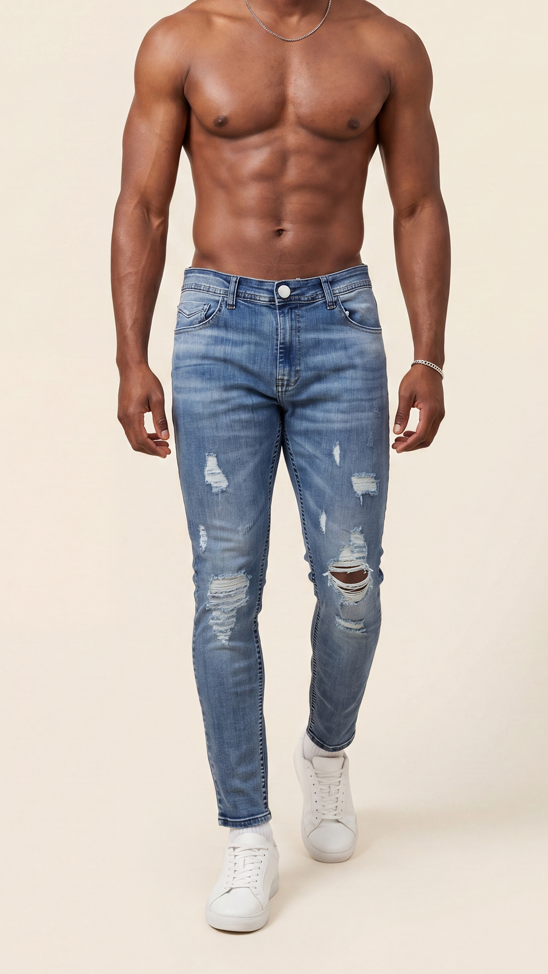 CALÇA JEANS SKINNY LUCKY 07