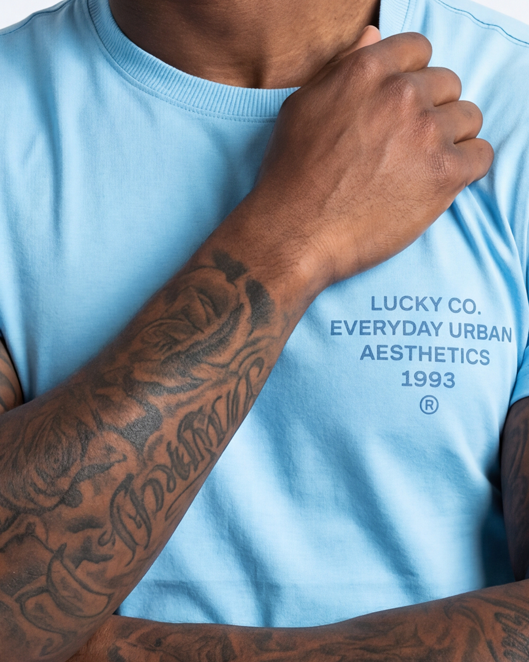 T-SHIRT REGULAR LUCKY EVERYDAY URBAN AZUL