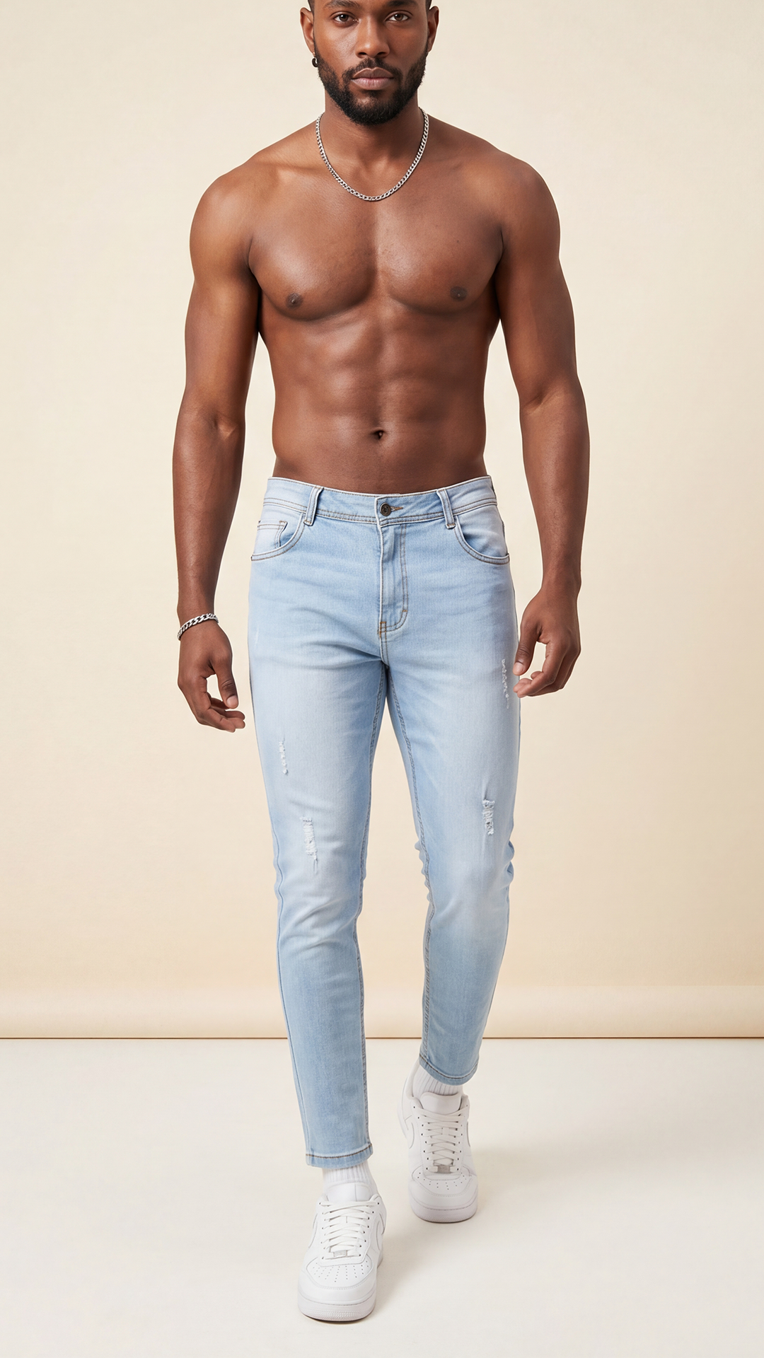 CALÇA JEANS SKINNY LUCKY 08