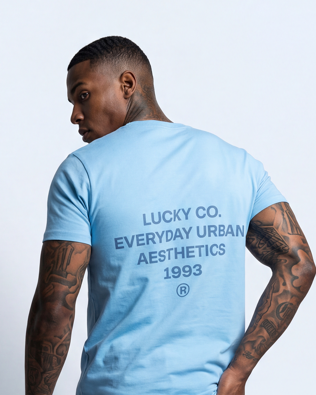T-SHIRT REGULAR LUCKY EVERYDAY URBAN AZUL