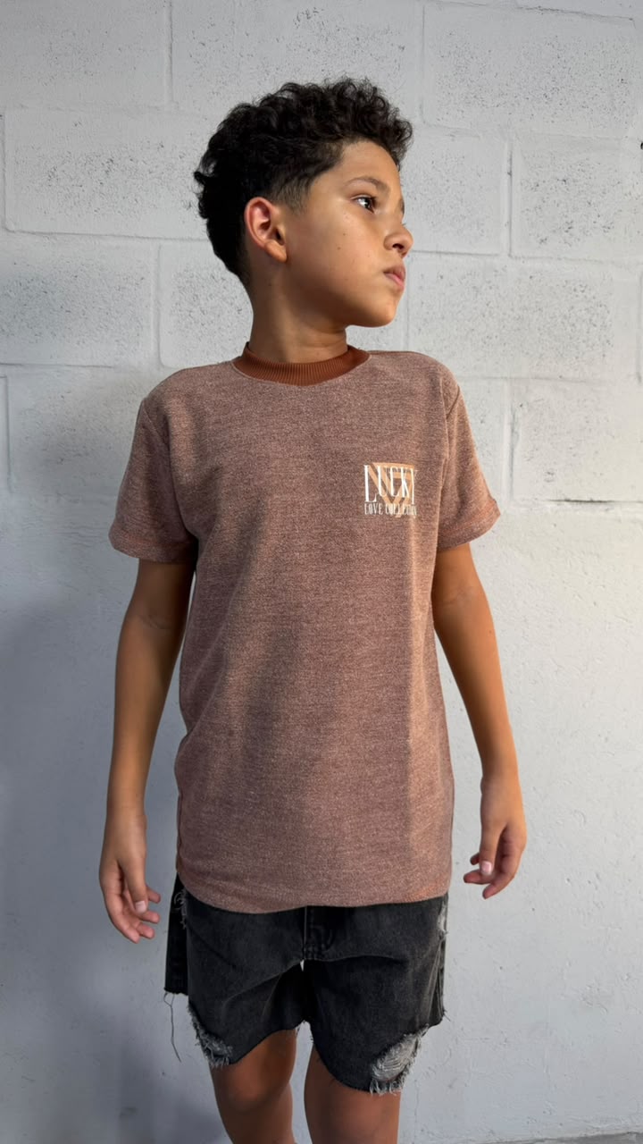 T-SHIRT INFANTIL LUCKY - 01