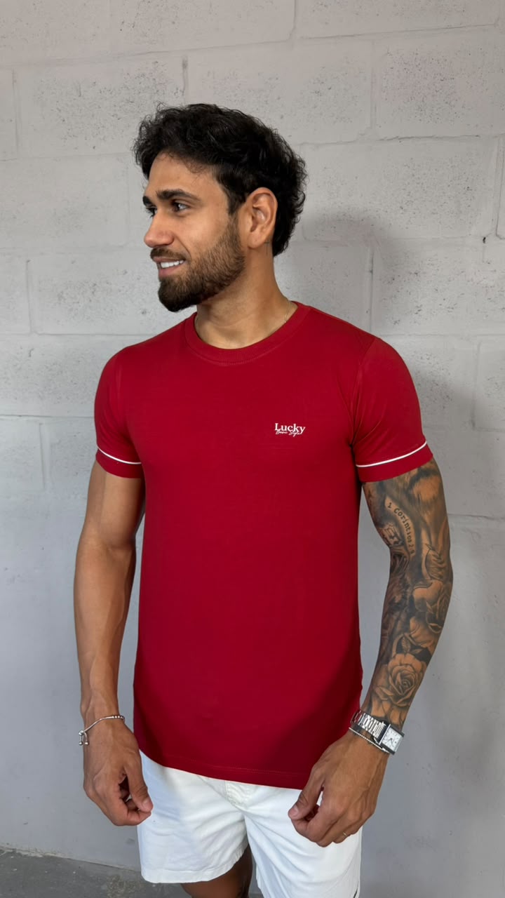 T-SHIRT REGULAR BASIC LUCKY - 02