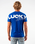 T-SHIRT REGULAR LUCKY NAME BIG BASIC ROYAL