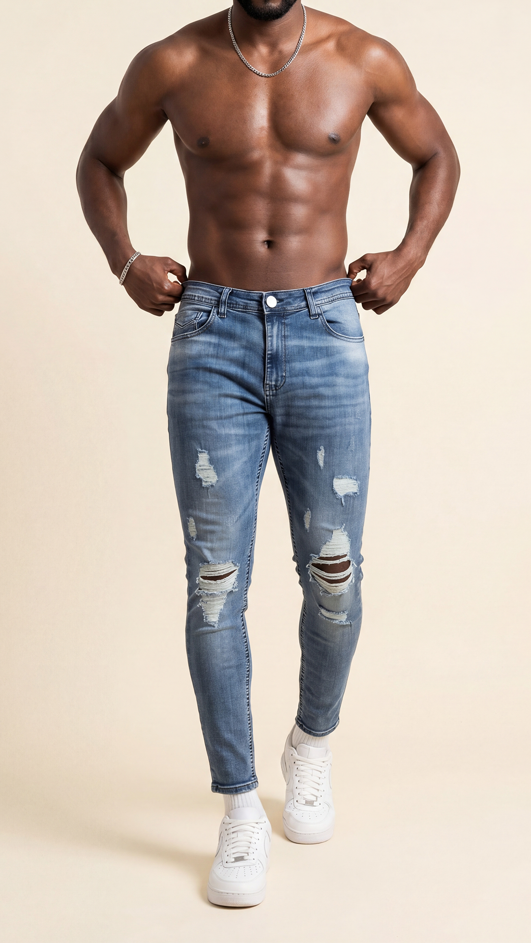 CALÇA JEANS SKINNY LUCKY 11
