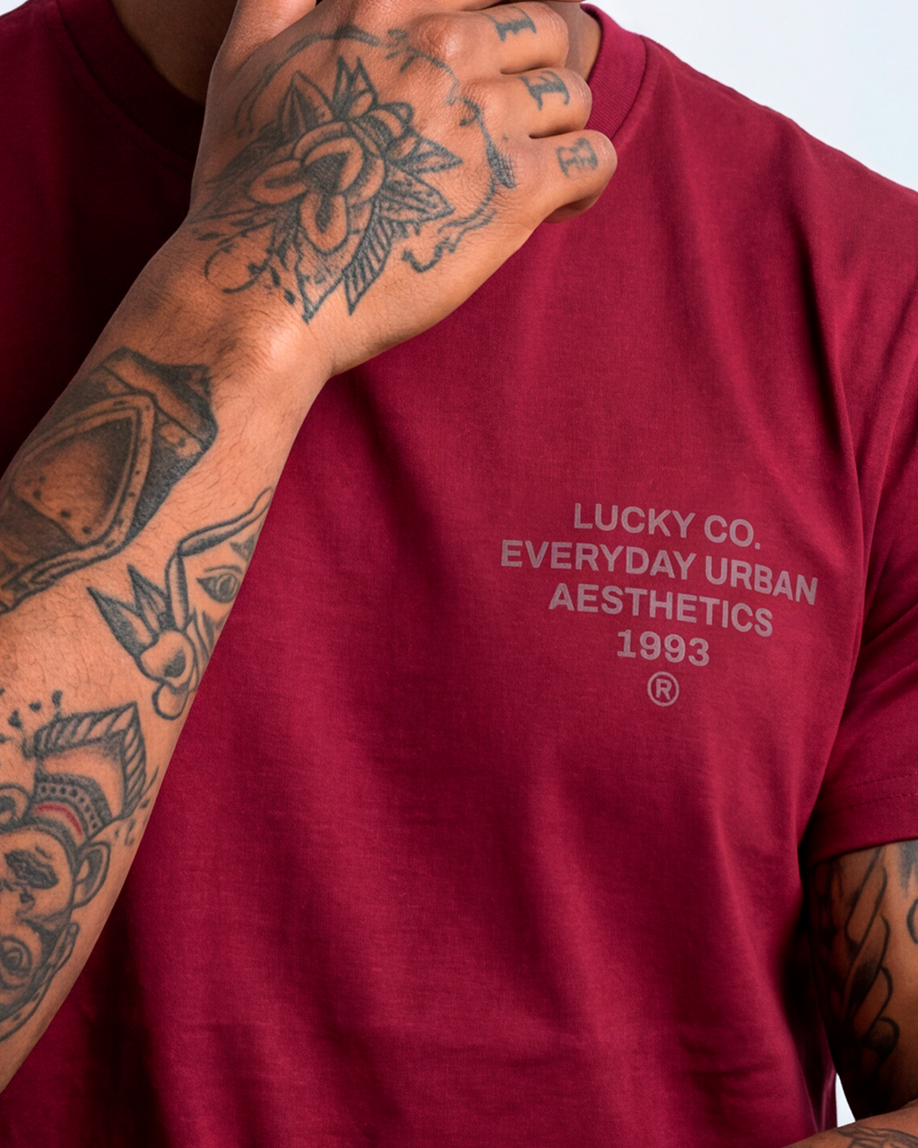 T-SHIRT REGULAR LUCKY EVERYDAY URBAN VINHO