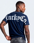 T-SHIRT REGULAR LUCKY CO. BIG LETTRING MARINHO