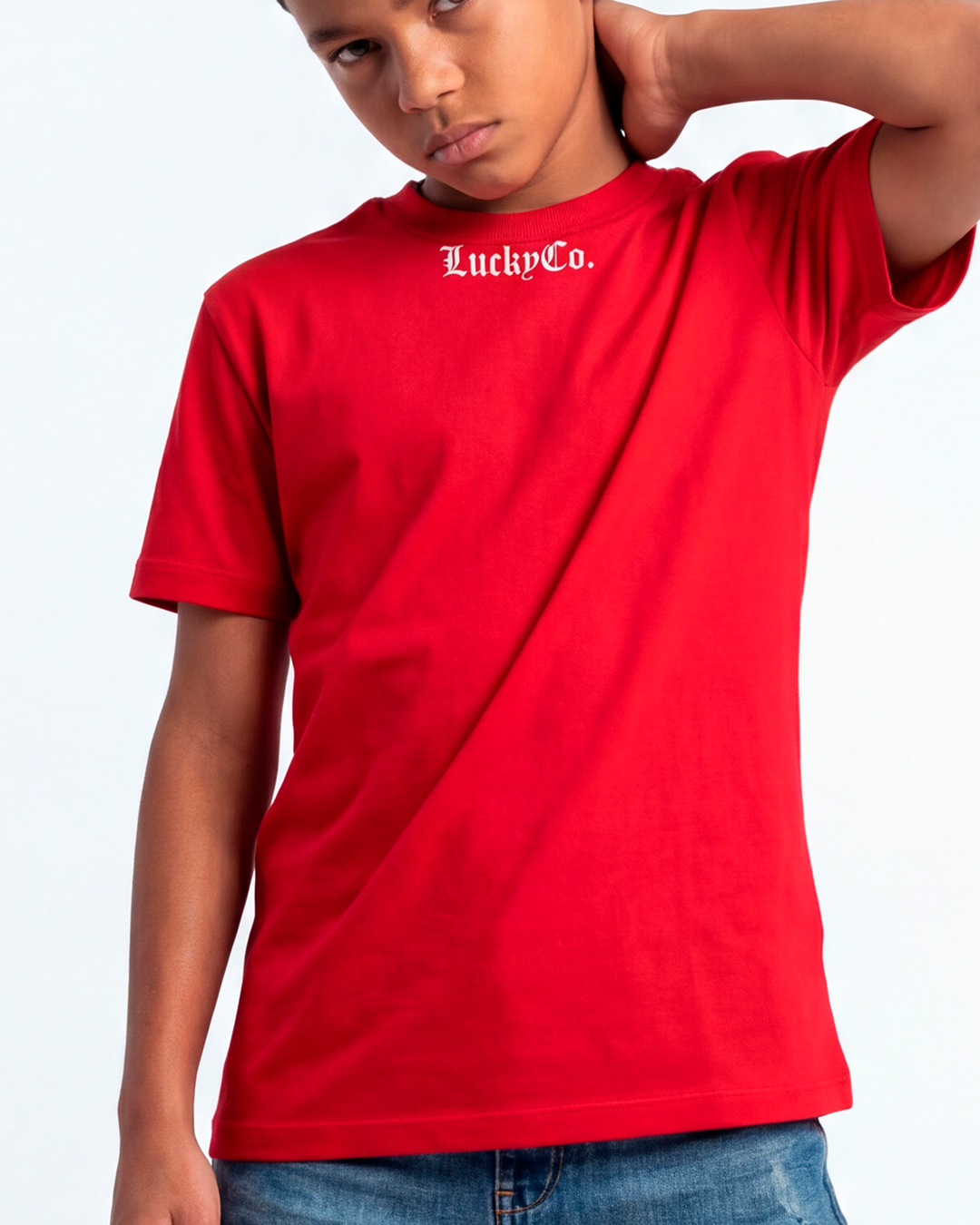 T-SHIRT INF LUCKY CO NAME