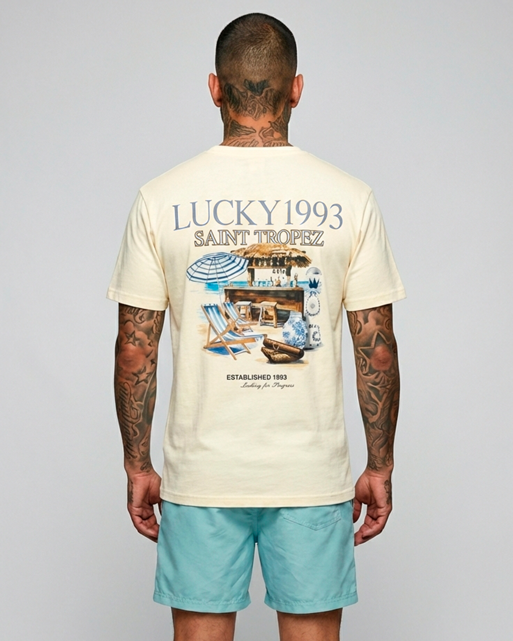 T-SHIRT REGULAR SAINT TROPEZ OFF 000000
