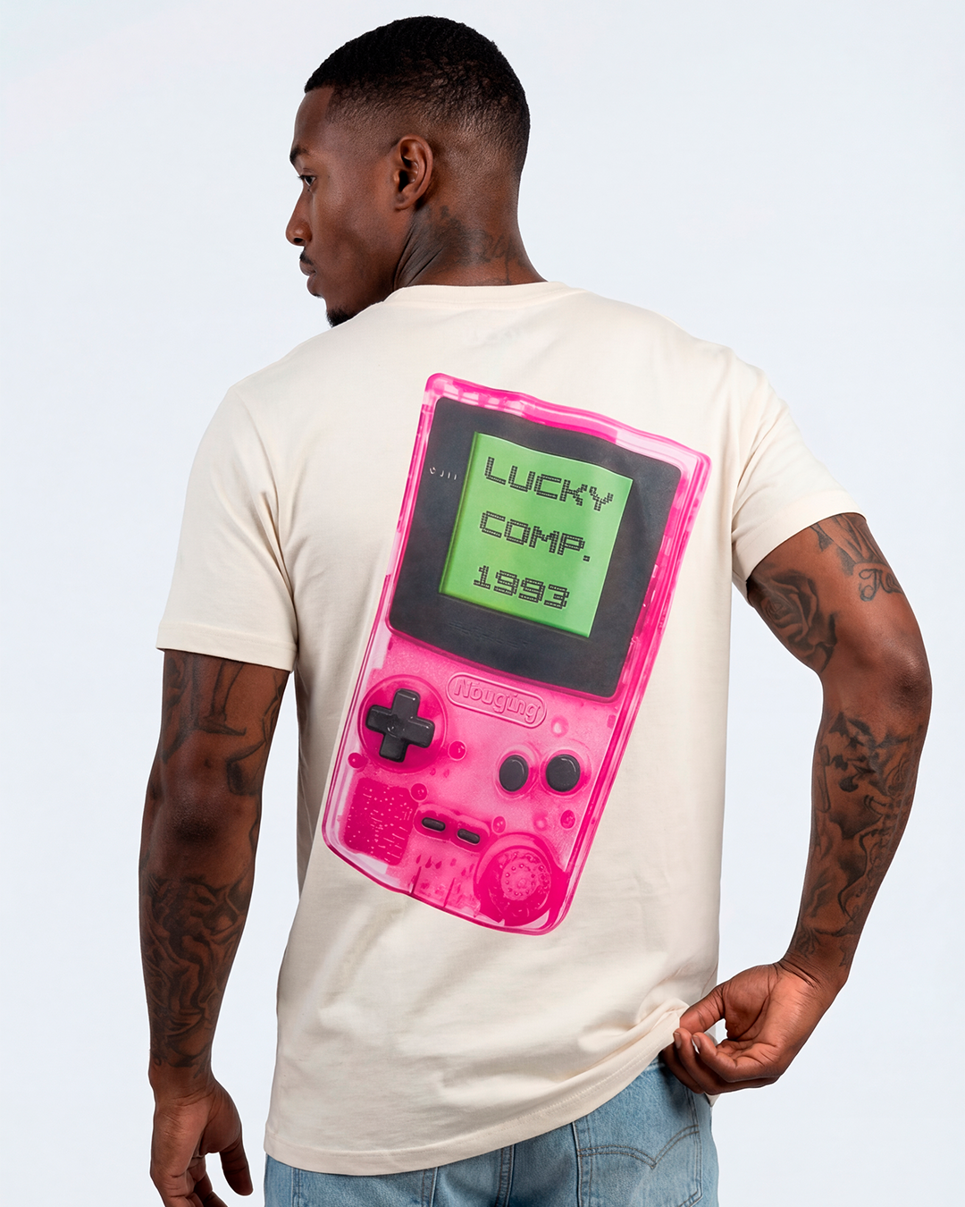 T-SHIRT REGULAR LUCKY MINIGAME LICENSED 1993 OFF