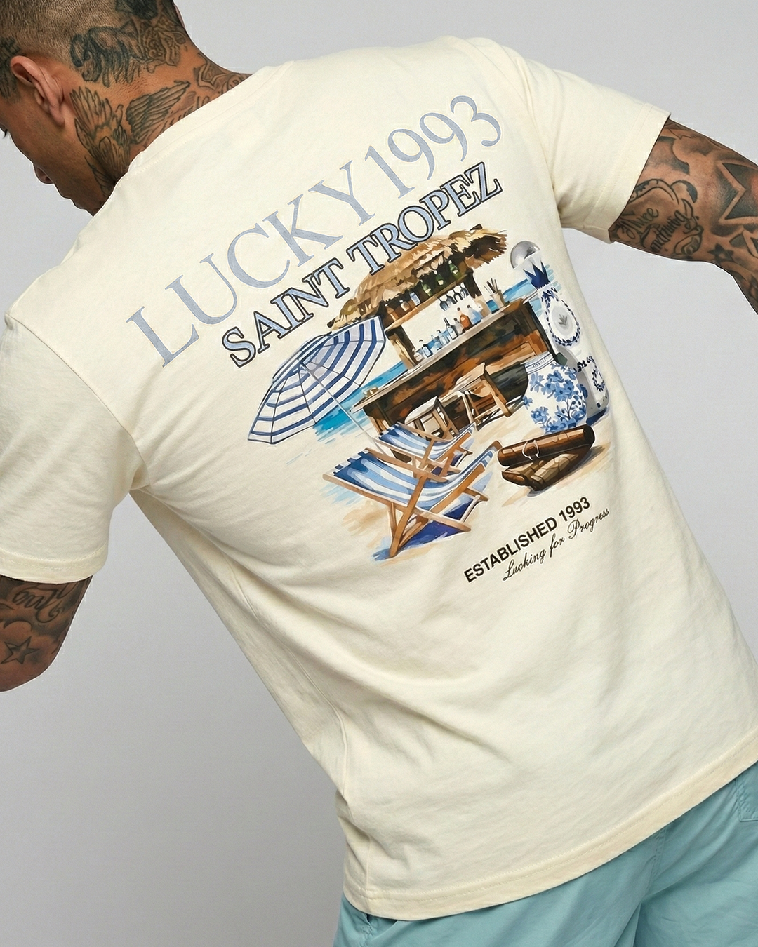 T-SHIRT REGULAR SAINT TROPEZ OFF 000000