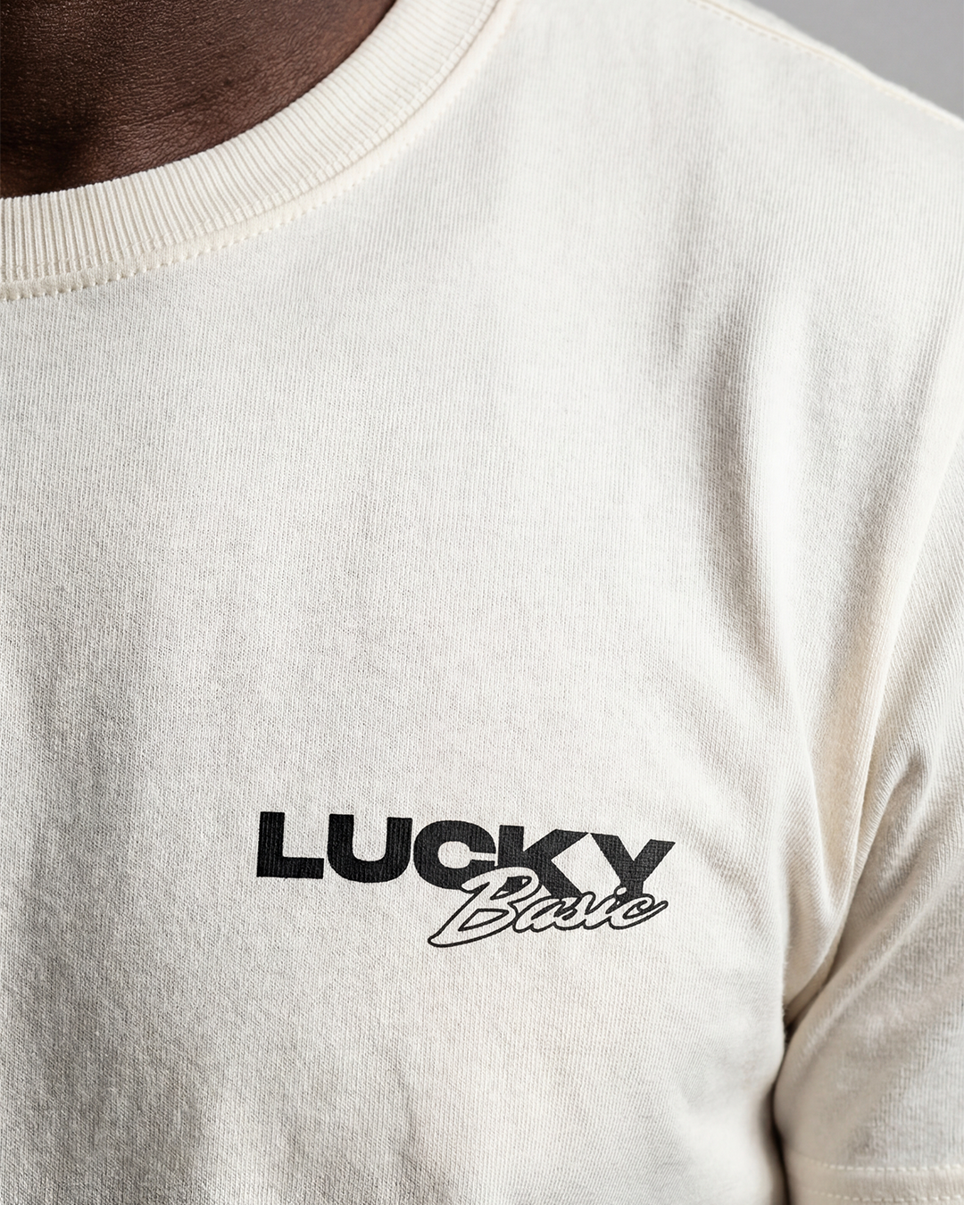 T-SHIRT REGULAR LUCKY NAME BIG BASIC OFF