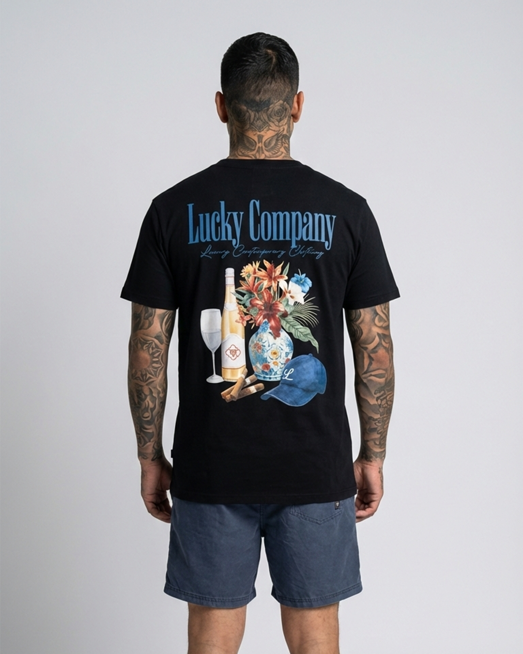 T-SHIRT REGULAR ROUX PROJECT PRETO 1100223