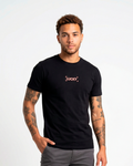 T-SHIRT LUCKY NAME FITTED BLACK