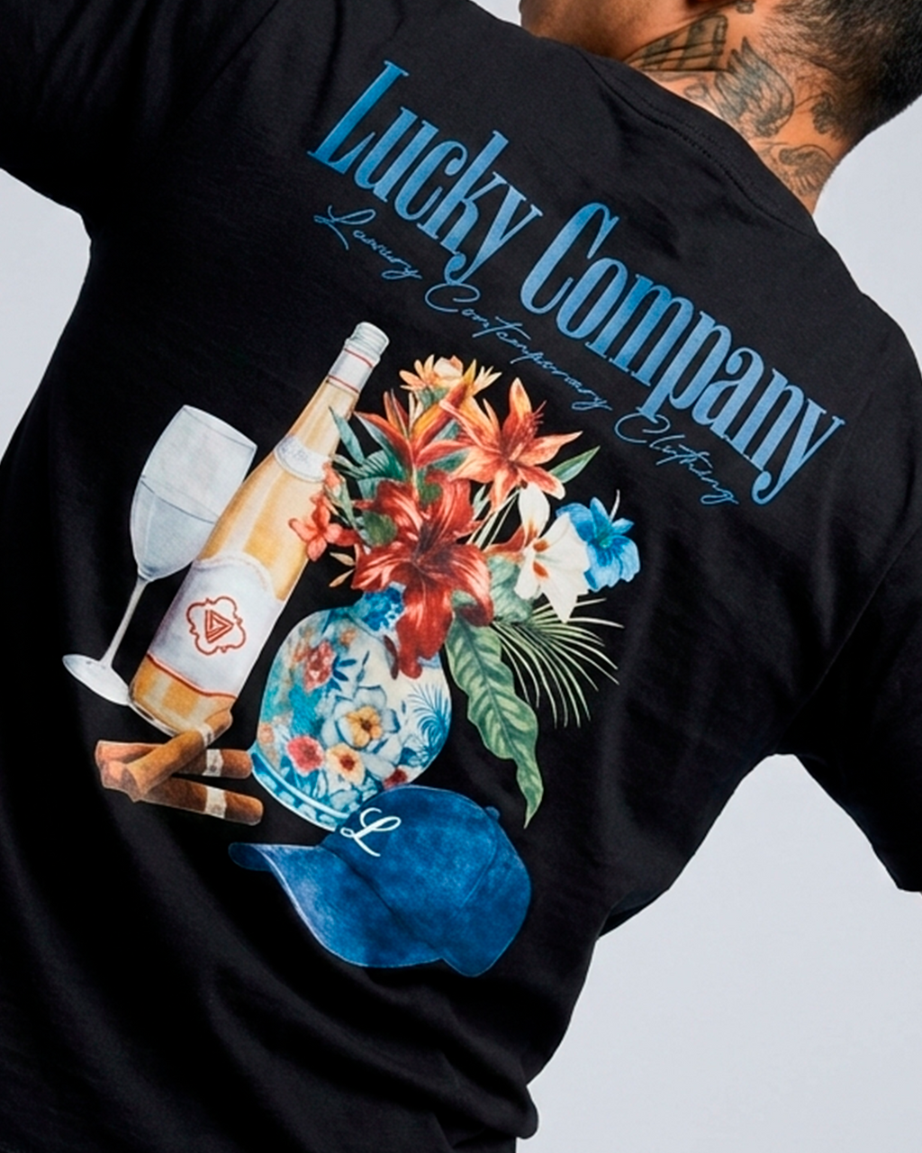 T-SHIRT REGULAR ROUX PROJECT PRETO 1100223