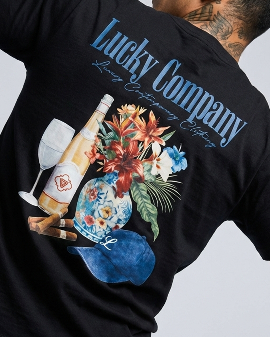 T-SHIRT REGULAR ROUX PROJECT PRETO 1100223