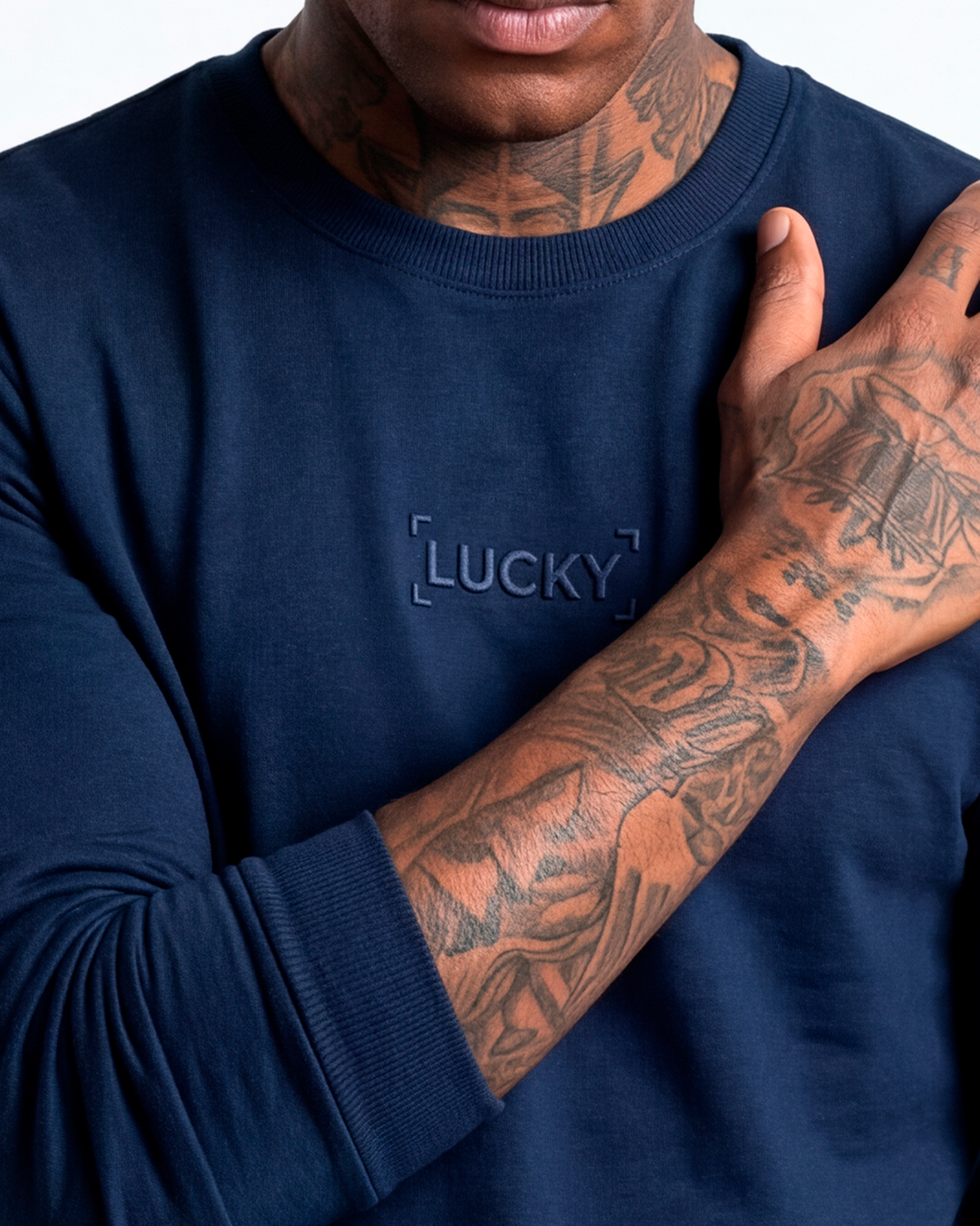 MANGA LONGA BASIC LUCKY MARINHO