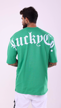 OVERSIZED LUCKYCO. NAME BACK GREEN