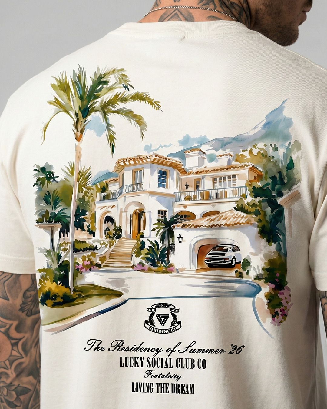 T-SHIRT REGULAR SOCIAL CLUB OFF 000000