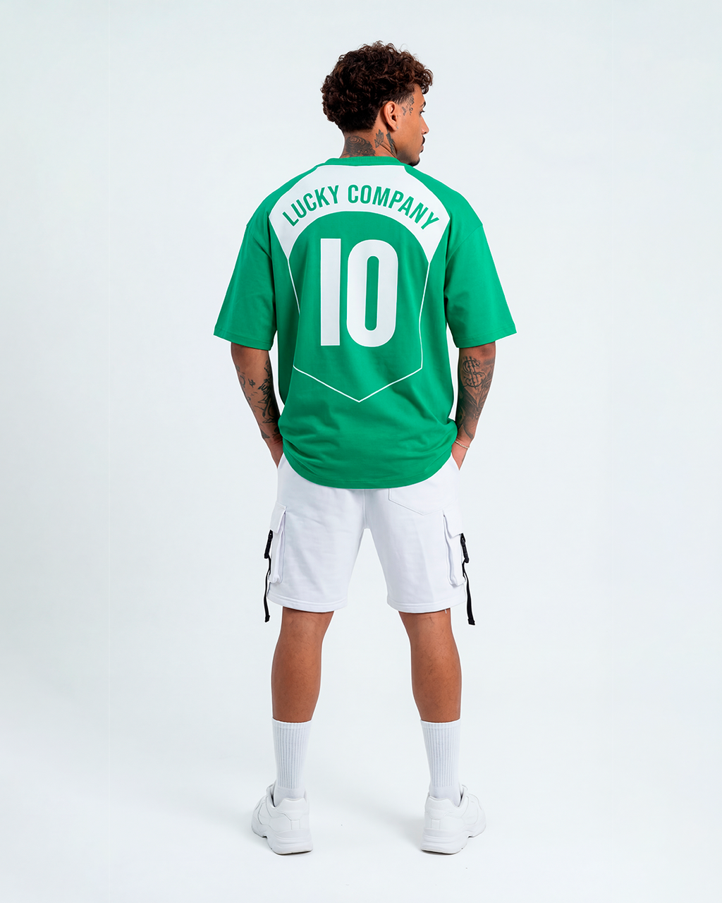 OVERSIZED CUP LCK VERDE - V