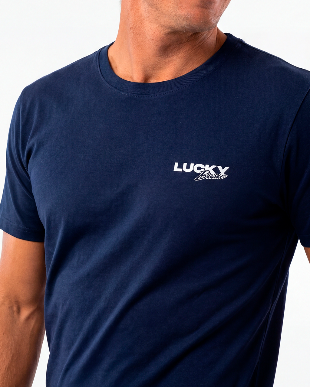 T-SHIRT REGULAR LUCKY NAME BIG BASIC MARINHO