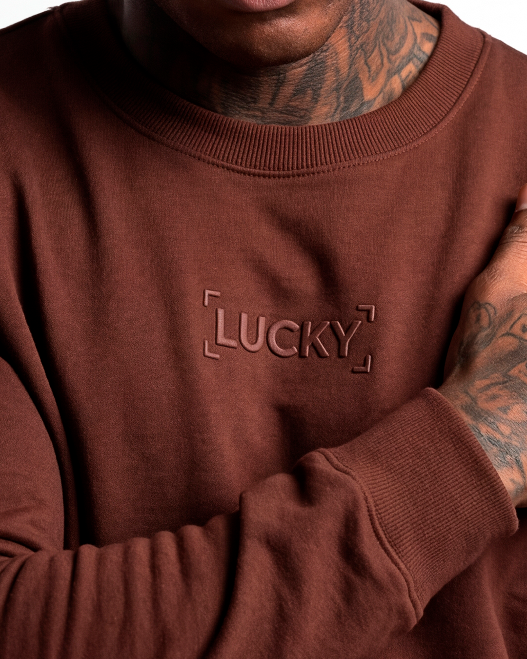 MANGA LONGA BASIC LUCKY MARROM