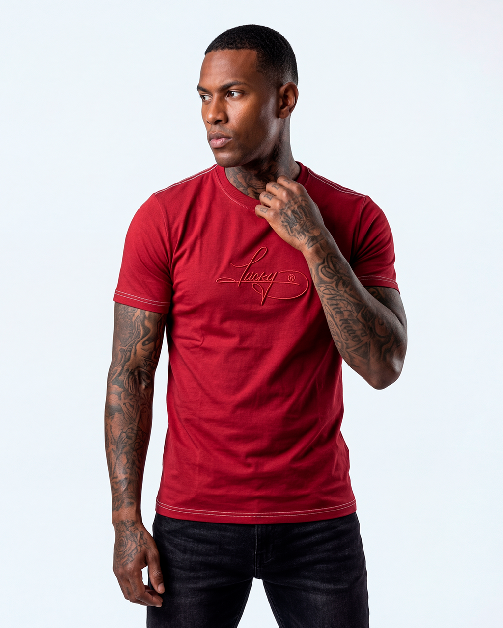 T-SHIRT REGULAR LUCKY CO. EMBROIDERY