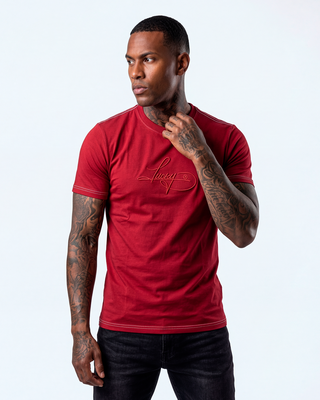 T-SHIRT REGULAR LUCKY CO. EMBROIDERY