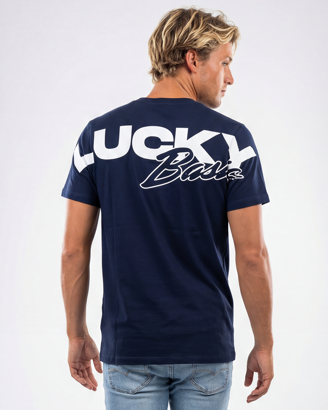 T-SHIRT REGULAR LUCKY NAME BIG BASIC MARINHO