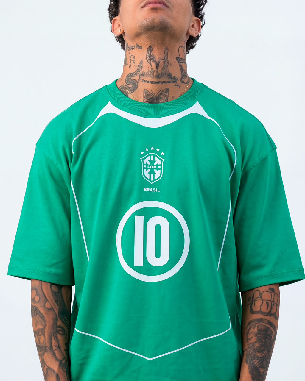 OVERSIZED CUP LCK VERDE - V