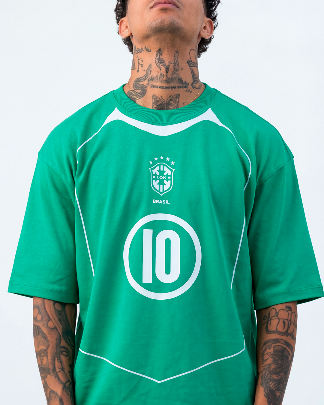 OVERSIZED CUP LCK VERDE - V