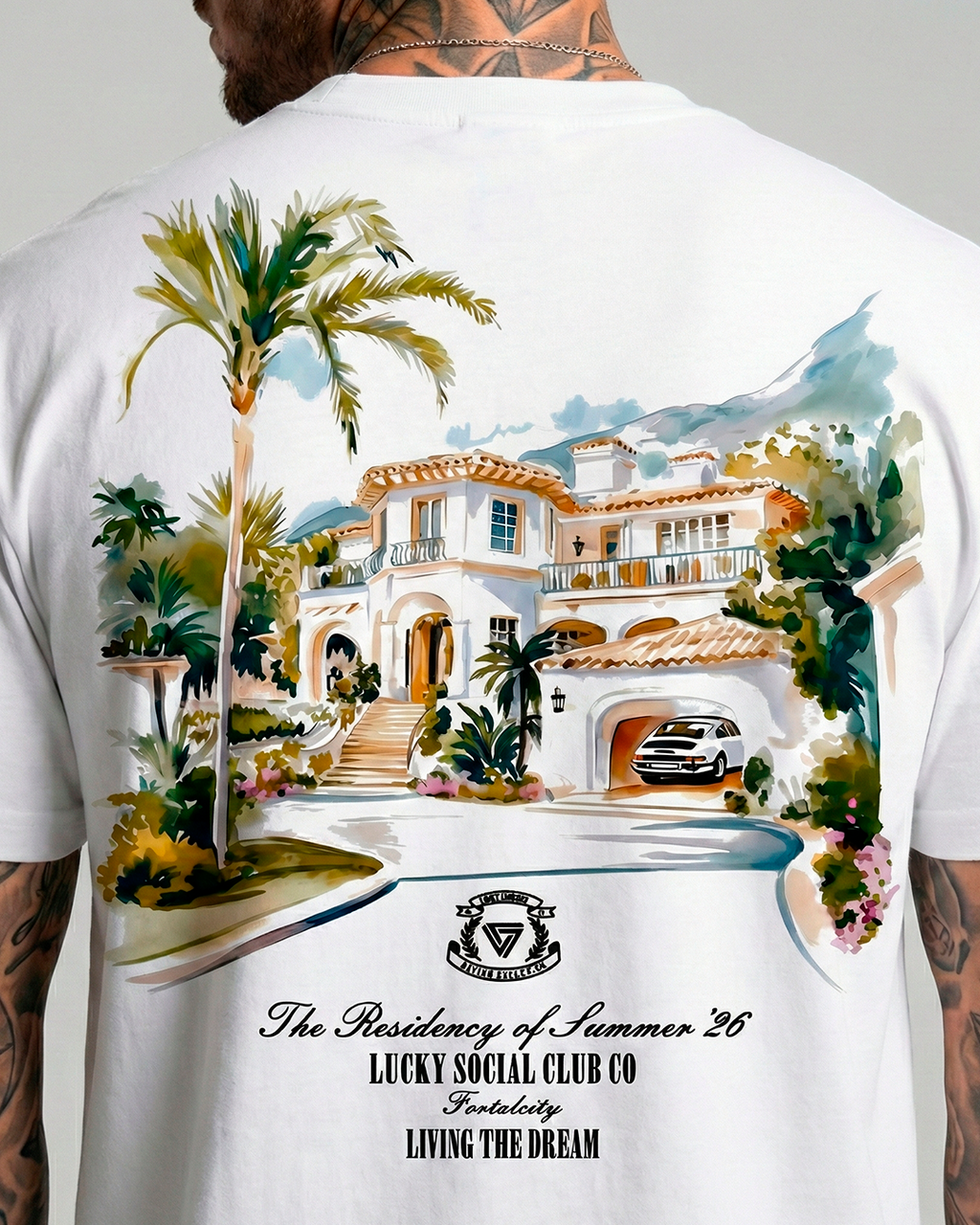 T-SHIRT REGULAR SOCIAL CLUB BRANCO 000000