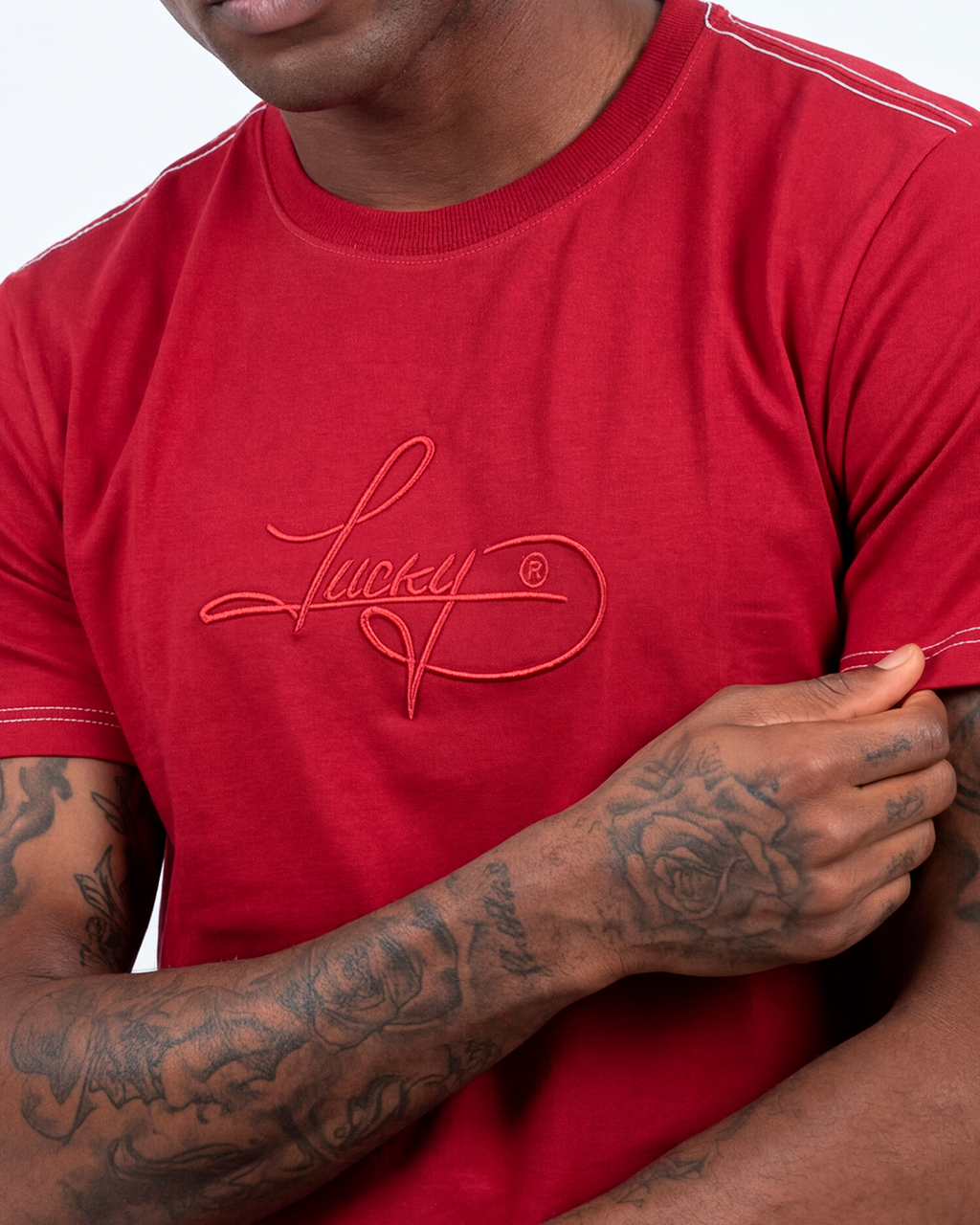 T-SHIRT REGULAR LUCKY CO. EMBROIDERY