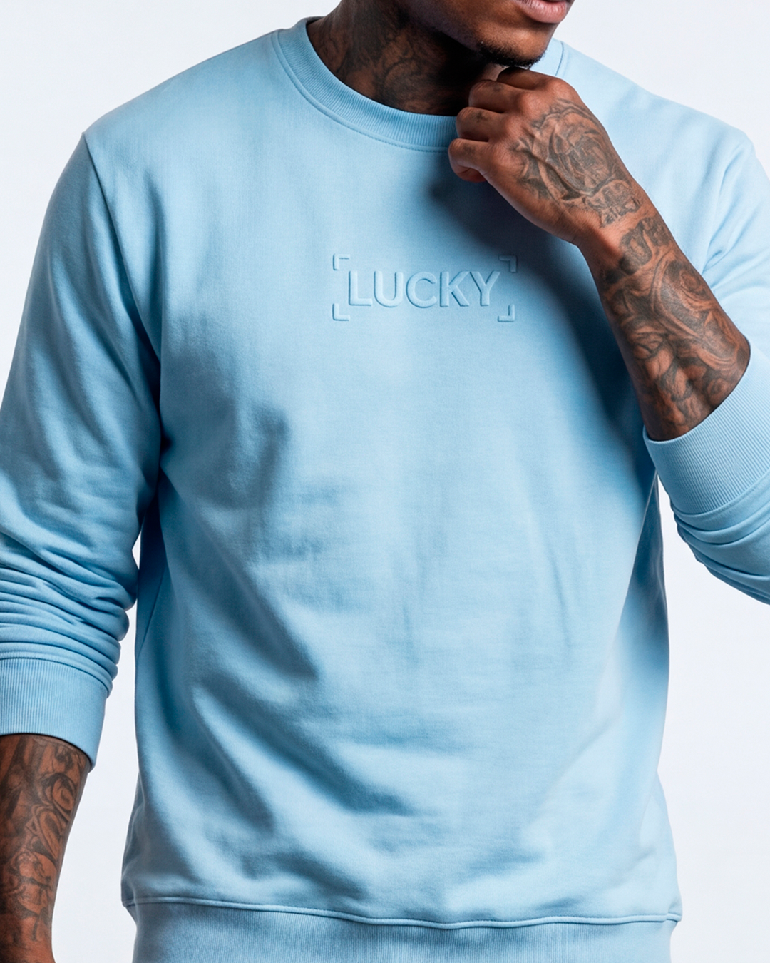 MANGA LONGA BASIC LUCKY AZUL