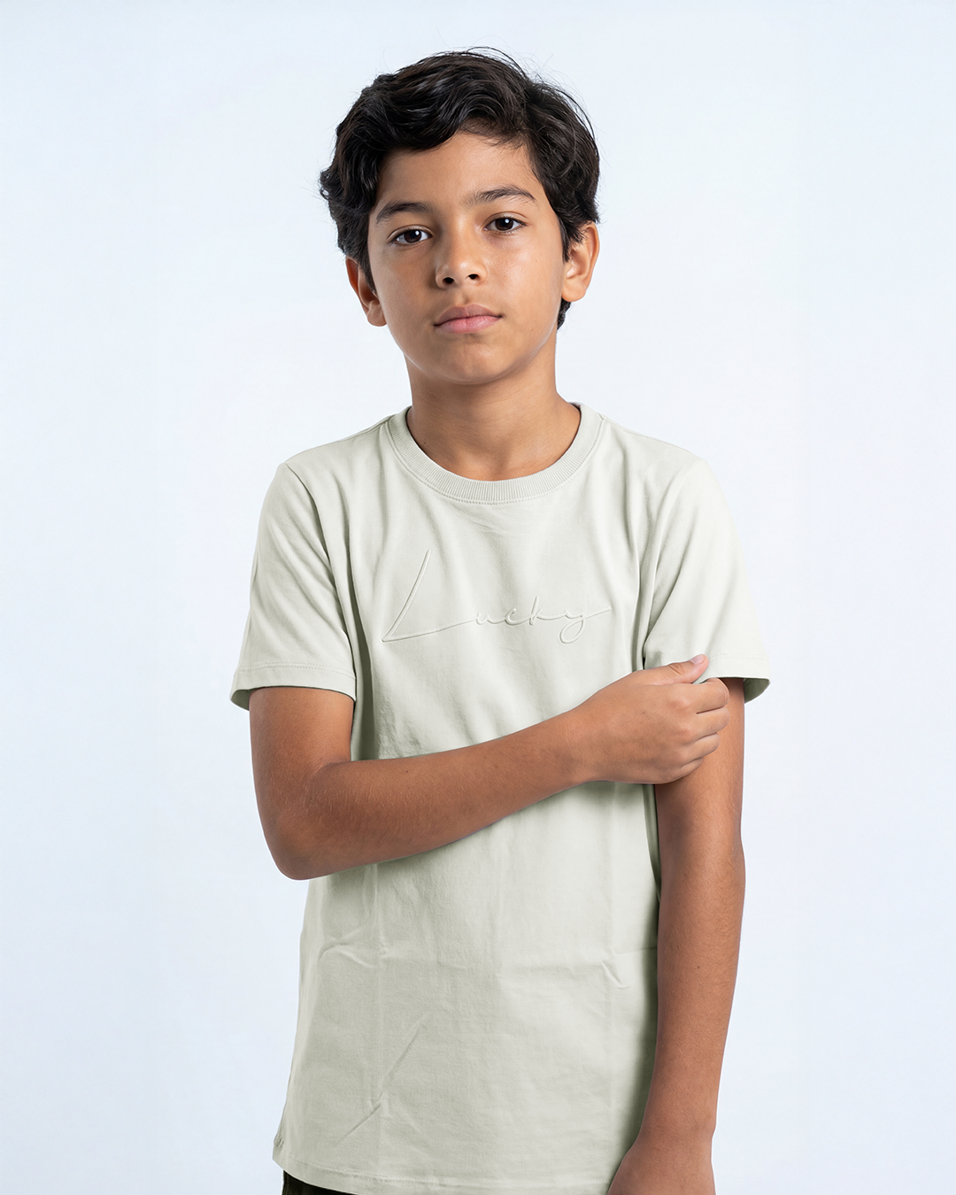 T-SHIRT INFANTIL LUCKY NAME WRITTEN OFF