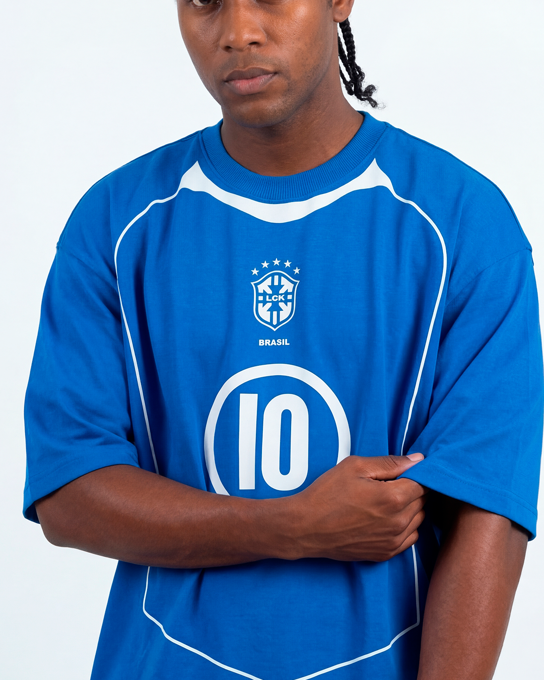 OVERSIZED CUP LCK AZUL - V