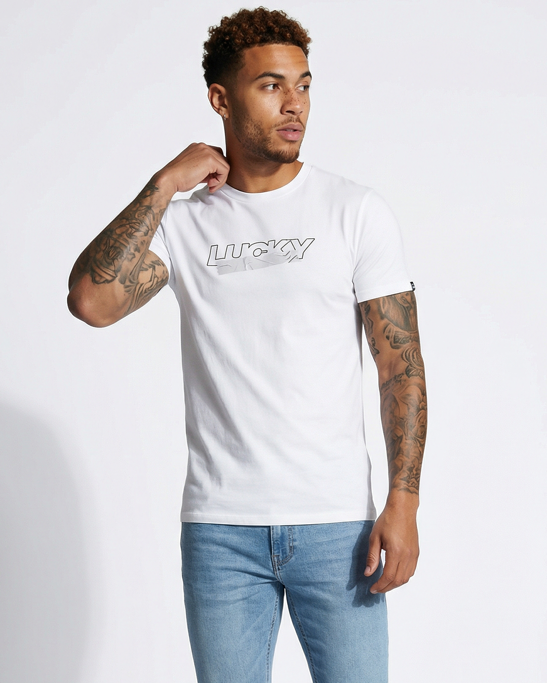 T-SHIRT LUCKY ADHESIVE TAPE