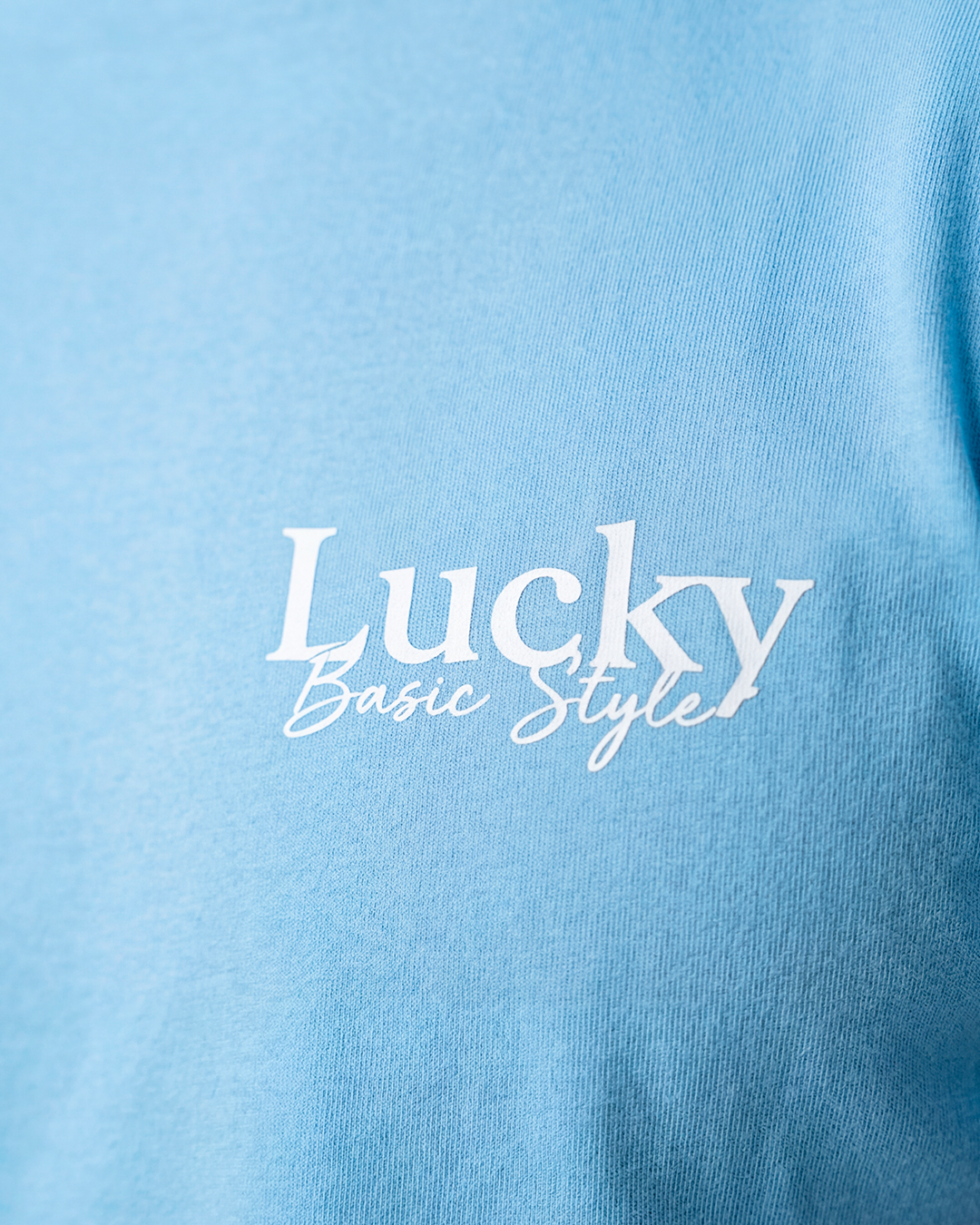 T-SHIRT REGULAR LUCKY BASIC STYLE AZUL