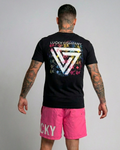 T-SHIRT REGULAR TRIANGLE COLOR PRETO 1100220