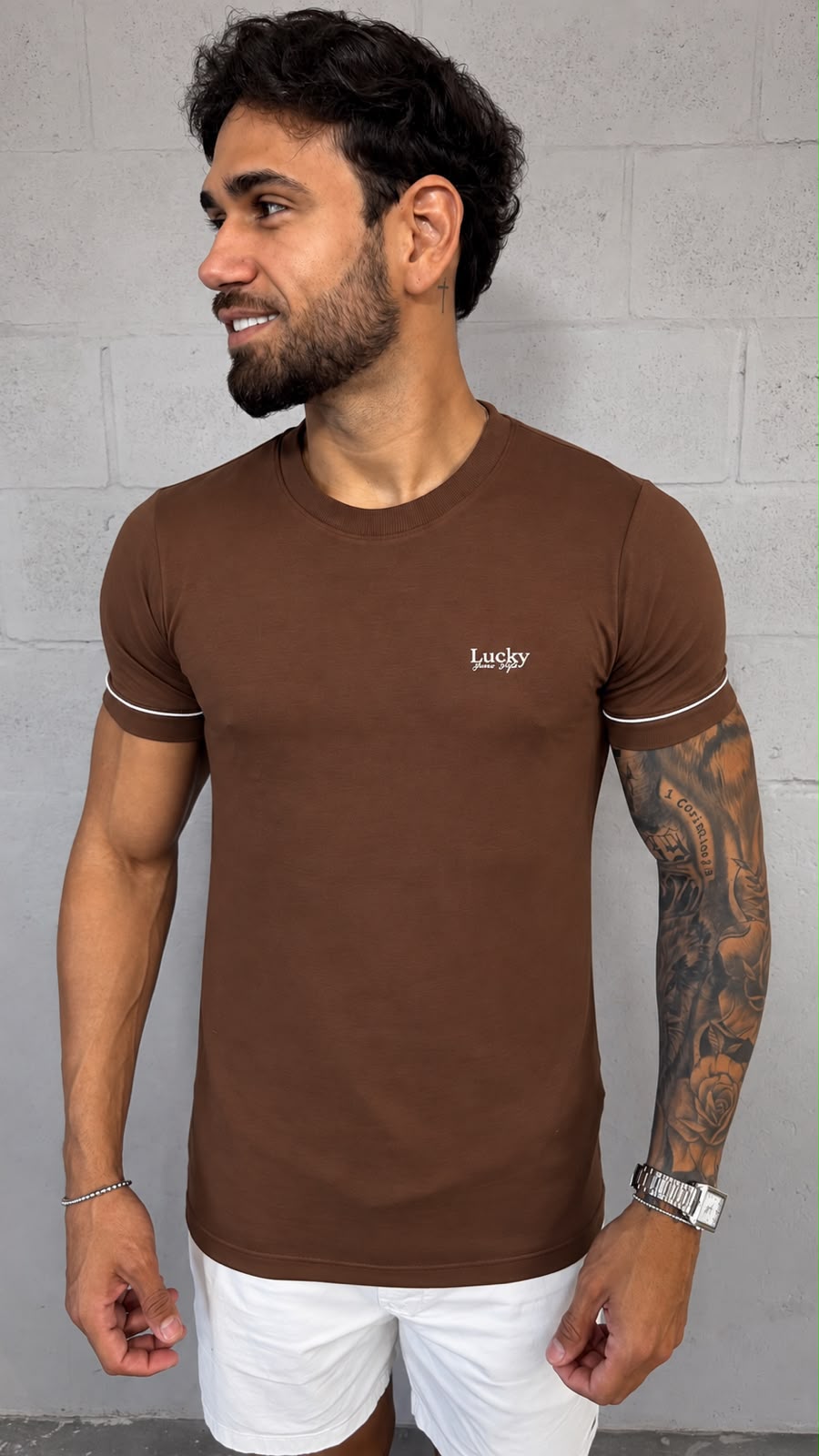 T-SHIRT REGULAR BASIC LUCKY - 06. (G e GG)