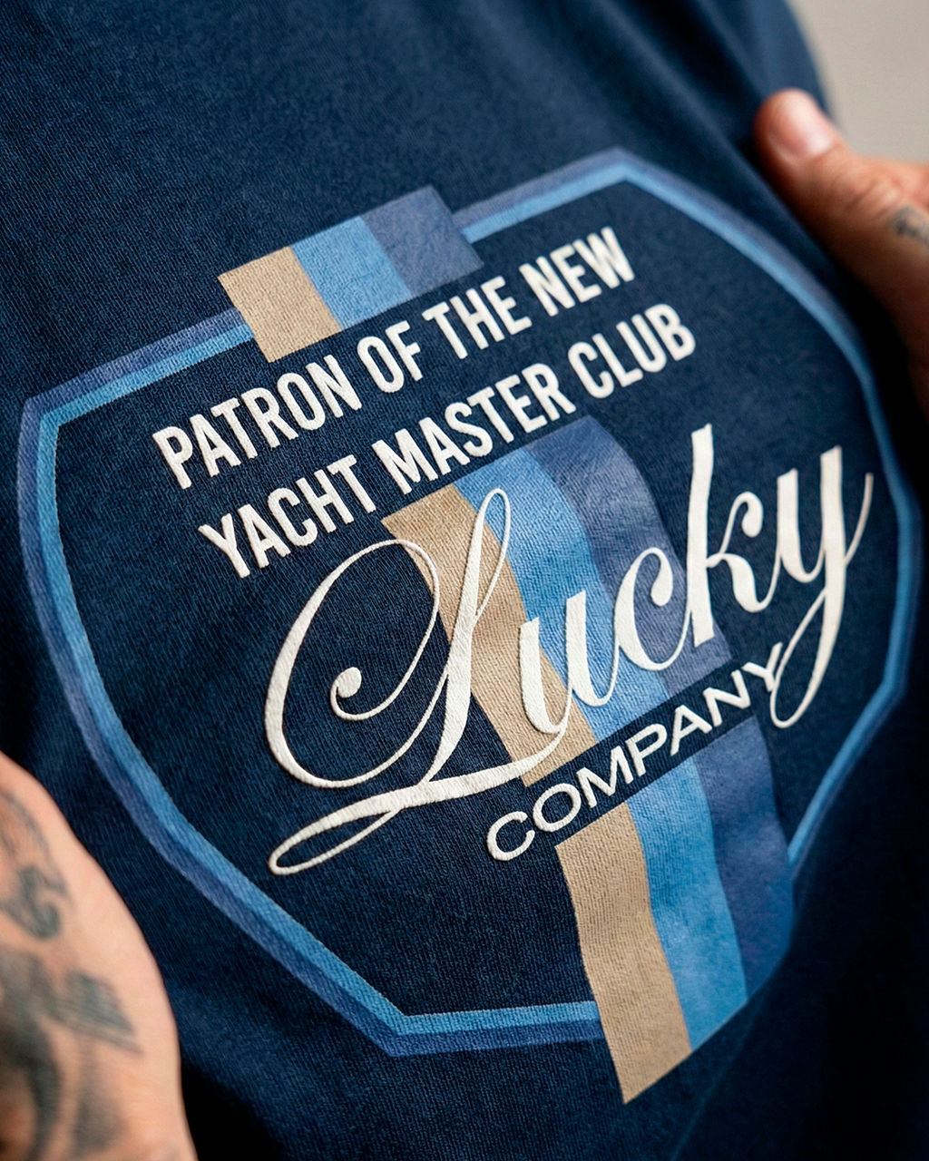 T-SHIRT REGULAR MASTER CLUB MARINHO 1100217