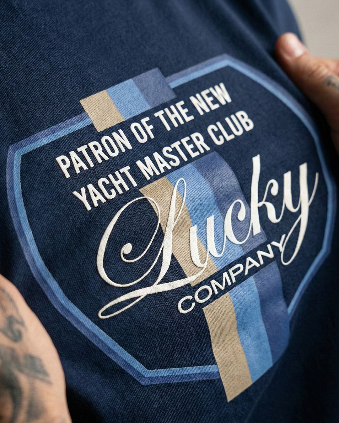 T-SHIRT REGULAR MASTER CLUB MARINHO 1100217